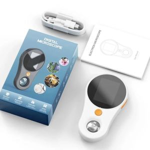 Kính Hiển Vi Cầm Tay Kỹ Thuật Số Độ Phóng Đại 500X Có Đèn Để Sửa Chữa Đồng Hồ Trang Sức Điện Tử - Máy Phân Tích Da Kính Lúp Cầm Tay