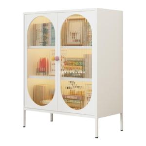 DIBIOU | Steel Childrens Toy and Book Storage Cabinet