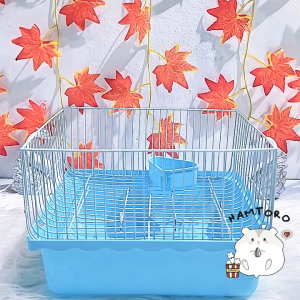 Kandang Hamster Persegi Free Tempat Makan