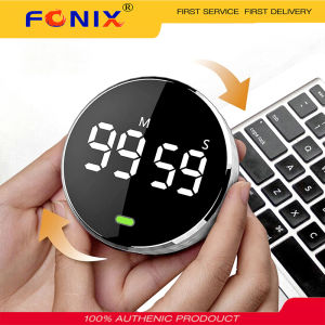 FONIX Kitchen Timer Digital Timer Cooking Shower Study Stopwatch LED Counter Alarm Remind Manual Electronic Countdown