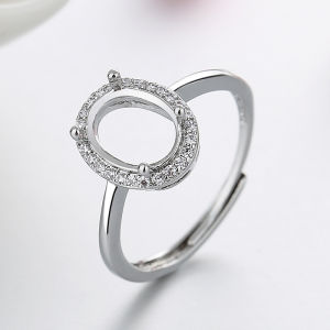 คลาสสิก INS ฤดูร้อนมาใหม่รูปไข่ Rhinestone ฝังอัญมณีที่มีสีสัน Hollow Space สําหรับผู้หญิง