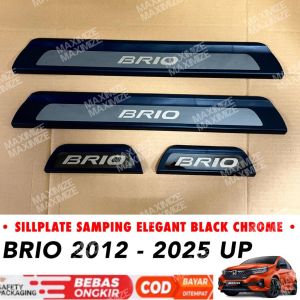 Sillplate Samping Brio 2012 2023 2024 2025 Elegant Hitam Black Chrome