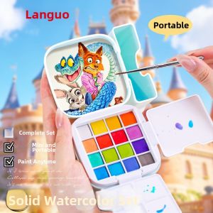 Languo | Travel Sketch Mini Watercolor Palette 16 Colors
