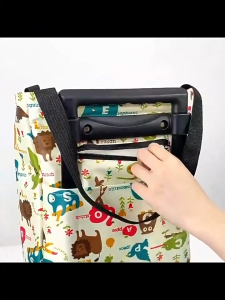 multipurpose shopping bag shopping bag กระเป๋าช้อปปิ้งตลาดกระเป๋าสามารถรองรับน้ำหนักกระเป๋ามีล้อพับได้ช้อปปิ้งของชำรถเข็นช้อปปิ้งรถเข็นกระเป๋าของชำรถเข็นช้อปปิ้งแบบพกพาความจุขนาดใหญ่