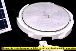 【Buy 1 Take1】Solar Ceiling Light With Solar Panel 1000W Solar Light Outdoor Waterproof IP67 Solar Light Indoor Light With Remote Control Solar Light