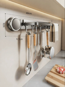 ERMO | No-drill Suction Cup Kitchen Utensil Hooks