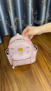Balo Da Thời Trang Nữ Hello Kitty Size Mini Đeo Được Hai Kiểu Siêu Hot TN252