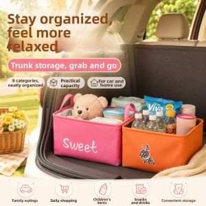 JOYCS | Foldable Car Trunk Storage Bag Organizer