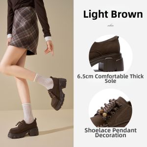 Josiny | Thick Sole Loafers For Women