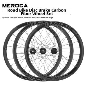 MEROCA | Carbon 700C Road Bicycle Wheelset Disc Brake Quick Release 700C