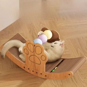 ที่นอนแมว Tumbler ที่ลับเล็บแมวที่ทนทานต่อการสึกหรอ ของเล่นสำหรับแมวแบบโต้ตอบ ของเล่นอเนกประสงค์ ที่นอน อุปกรณ์สัตว์เลี้ยง อุปกรณ์สัตว์เลี้ยง