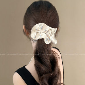 PINK EMPRESS | Elegant French Floral Hair Tie