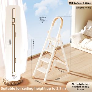 AOPENG | Safe Thickened Folding Multifunctional Ladder