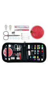 ZEO 27Pcs/set Portable Sewing Kit Home Craft Knitting Tools Organizer with Needle Case for DIY