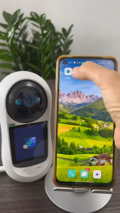 V380 PRO 3MP IPS HD Screen Wireless CCTV Indoor Home WIFI Connection Voice Assistant Bidirectional Video Call Cry Sound Detection 360 PTZ Motion Tracking Night Vision IP Camera Baby Monitor