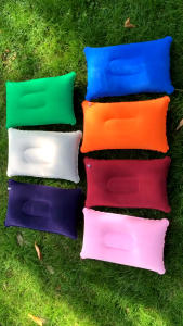 หมอนเป่าลม หมอนพกพา หมอนเป่าลม ทำจากPVC หมอนเป่าลม แบบพกพา สำหรับเดินทาง ใช้งานง่าย ทนทาน สำหรับเแคมปิ้ง หมอนพับได้