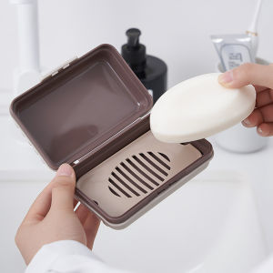 Portable Bathroom Soap Dish With Lids Plastic Soap Box Keeps Soap Dry Outdoor Traveling Leakproof Soap Dish Organizer Home Use