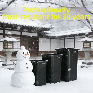 High Capacity Outdoor and Kitchen Trash Can 50L