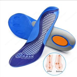 1 pair of sports elastic memory silicone gel insole insole breathable insole