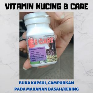 VITAMIN DAN PENGGEMUK BE CARE MENAMBAH NAFSU MAKAN MELEMBUTKAN BULU KUCING