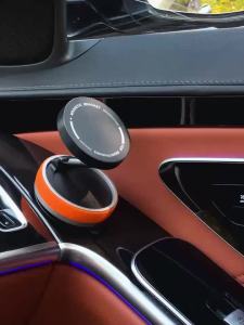 Secure Magnetic Car Phone Mount with Three-Axis Rotation and Suction Cup K10B