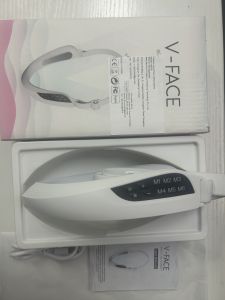 Electric V Face Lifting Beauty Device 6 Modes 8 Levels EMS Micro-current Firming Facial Massager Double Chin Removal Skin Care