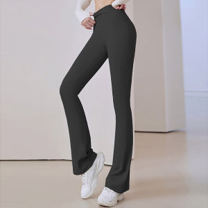 Flare Leggings Yoga Pants Women High Waist Wide Leg Pants Women Gym Sport Black Flared Pants Plus Size Fitness Trousers
