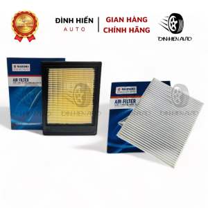 Lọc gió động cơ máy + lọc gió điều hoà máy lạnh Suzuki XL7 Ertiga (Mã: 1378073R00/9586063J00)