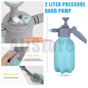 ALi 2 Liter Sprayer Garden Aircond Cleaning Car Wash Multi-purpose Pressure Hand Pump Garden Nozzle Pam Racun DIY
