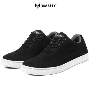 Marley Gavin 09 - Sepatu Sneakers Pria Casual Warna Hitam