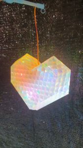 LỒNG ĐÈN HOLOGRAM TRANG TRÍ HÌNH TRÁI TIM TRANG TRÍ TRUNG THU LỄ HỘI DECOR KHÔNG GIAN