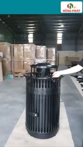 Thùng rác cỡ lớn ngoài trời dung tích 176L thùng rác bệnh viện công viên nơi công cộng - VHP-08