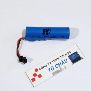 Pin sạc Li ion 18650 cho đồ chơi điều khiển đèn quạt / Pin Li ion 18650 (3.7V - 1200mAh)