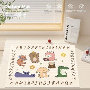 HANGDIAN แผ่นรองจาน ที่รองจาน ผ้ารองจาน ที่รองจาน ทนความร้อน ซิลิก้าเจล แผ่นรองโคลนซิลิโคนหรูหราสำหรับใช้ในห้องครัวและห้องน้ำ