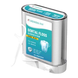 Rong Qiao Auto Push Double Line Ultra Fine Toothpick Line 2 in 1 Portable Toothpick Stick Automatic Pushing Double Line