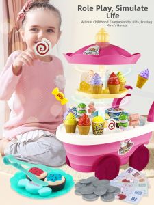 LELEMAO | Educational Ice Cream Trolley Playset 3+