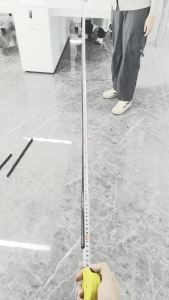 Set of 2 Tent Poles Adjustable Tarp Poles 2m/1.9m Steel Rods for Tarp Canopy Camping Sun Shelter Support Stand Pole Tent Accesso