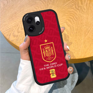 MOBAOKE | Shockproof Trendy Football Team Crest Case Soft Silicone & Premium Leather