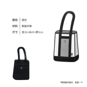 JumpFromPaper Large Capacity Commuter Tote Bag Womens Handbag Casual Simple Style Polyester Cotton Lining Daily Use