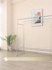 ราวตากผ้า BMZAR 2ชั้น สแตนเลส เหล็ก อเนกประสงค์ 60ตัว ราคาที่สม่ำเสมอ