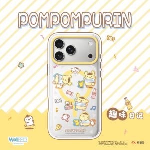 Sanrio Kuromi Magnetic Phone Case Anti-Yellowing TPU for iPhone 17 18 Pro Max Sarung MYS4