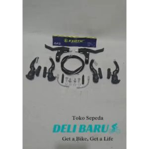 Rem set V brake model vbrake 1 set komplit sepeda anak BMX federal