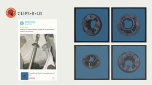 Hood Stand Clip for Toyota (sold per piece)