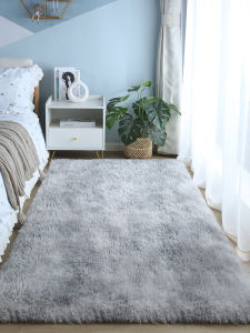 ผ้าพื้นขนแกะสไตล์บ้านเรือนสำหรับห้องนอนขนาดใหญ่ ผ้าพื้นแบบยาวรูปตัว U สำหรับห้องน้ำและห้องครัว สีสันสดใส