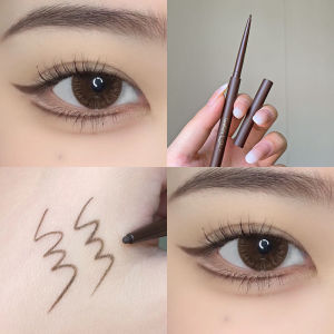Smooth Waterproof Eye Liner Pen Black Plum Red Fine Tip