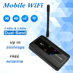 TIANJIE MF904 4G+ Mobile WiFi Router 2100mAh Safe Battery Detachable Antenna Global Band Support Portable Internet Mifi Router ﻿