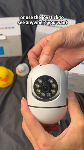 กล้องวงจรปิด V380 pro ระบบ 8MP ภาพคมชัด ไฟ LED แสงอินฟราเรดและแสงขาว รองรับบันทึกลงคลาวด์ แจ้งเตือนภาพ พูดคุยสองทาง แจ้งเตือนเสียง กล้องวงจรปิด WiFi ไร้สาย ควบคุมผ่านแอปมือถือจากระยะไกล ดูแลความปลอดภัยในบ้านตลอด 24 ชั่วโมง