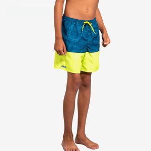 กางเกงขาสั้นชายหาดแห้งเร็วเด็ก Decathlon กางเกงขาสั้นเด็กชายหาดกีฬาฤดูร้อนกางเกงว่ายน้ำกางเกงลำลองเอวยางยืดสำหรับเด็กชาย