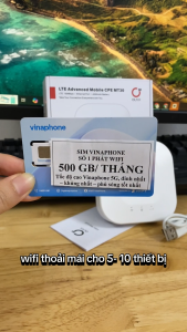 ( ~17GB/NGÀY ) SIM 5G VINAPHONE U1500 CÓ 500GB DATA TỐC ĐỘ CAO MỖI THÁNG SỬ DỤNG TRỌN GÓI 12 THÁNG - CHUYÊN DÙNG PHÁT WIFI   FREESHIP - CHƯA KÍCH HOẠT.