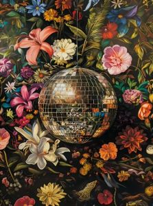 Kayou | 500/1000/1200/2000 PCS Puzzles for Floral Disco Ball Jigsaw Puzzles Brain Challenge Game Gift Home Decor
